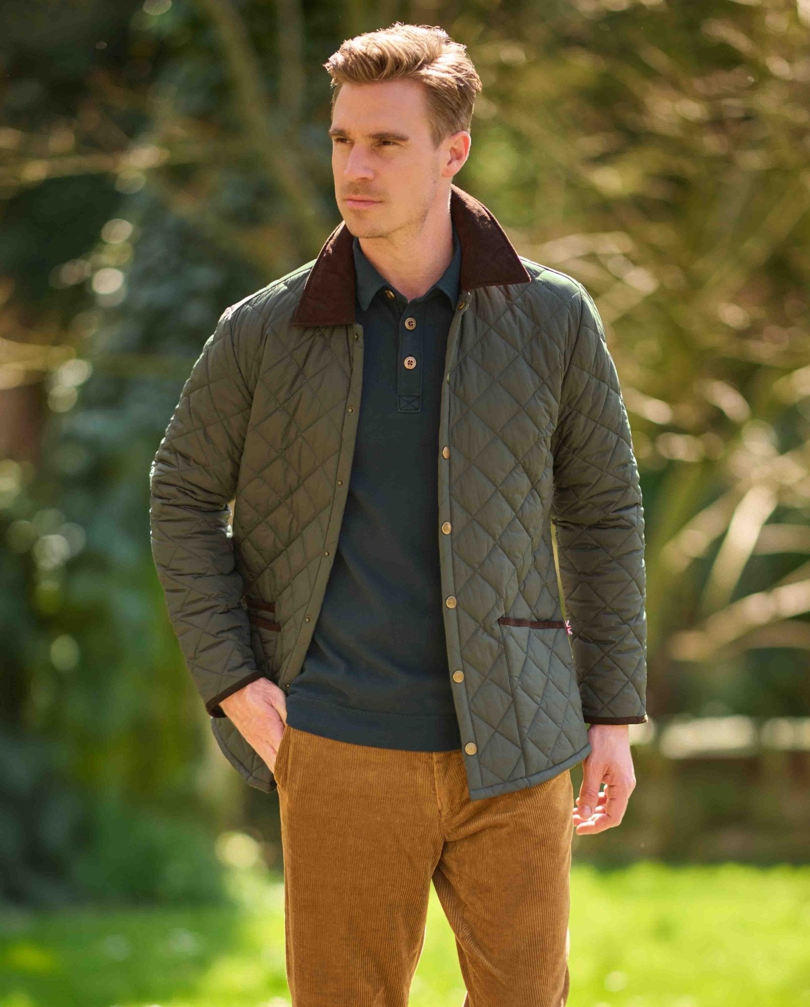 Steppjacke und Steppweste im britischen Country-Stil - Wellington of Bilmore