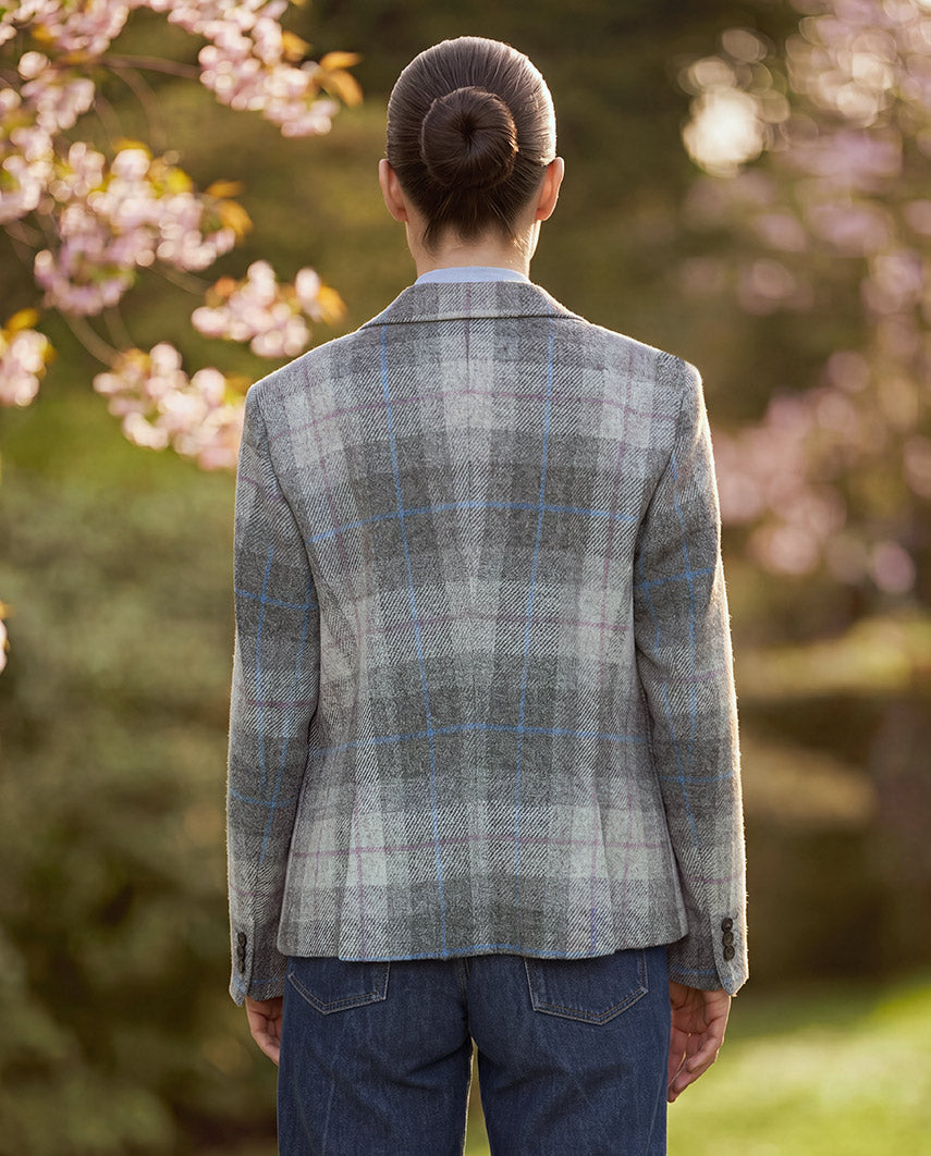 Harris Tweed Blazer ''Ladiesclub'' in Queen check