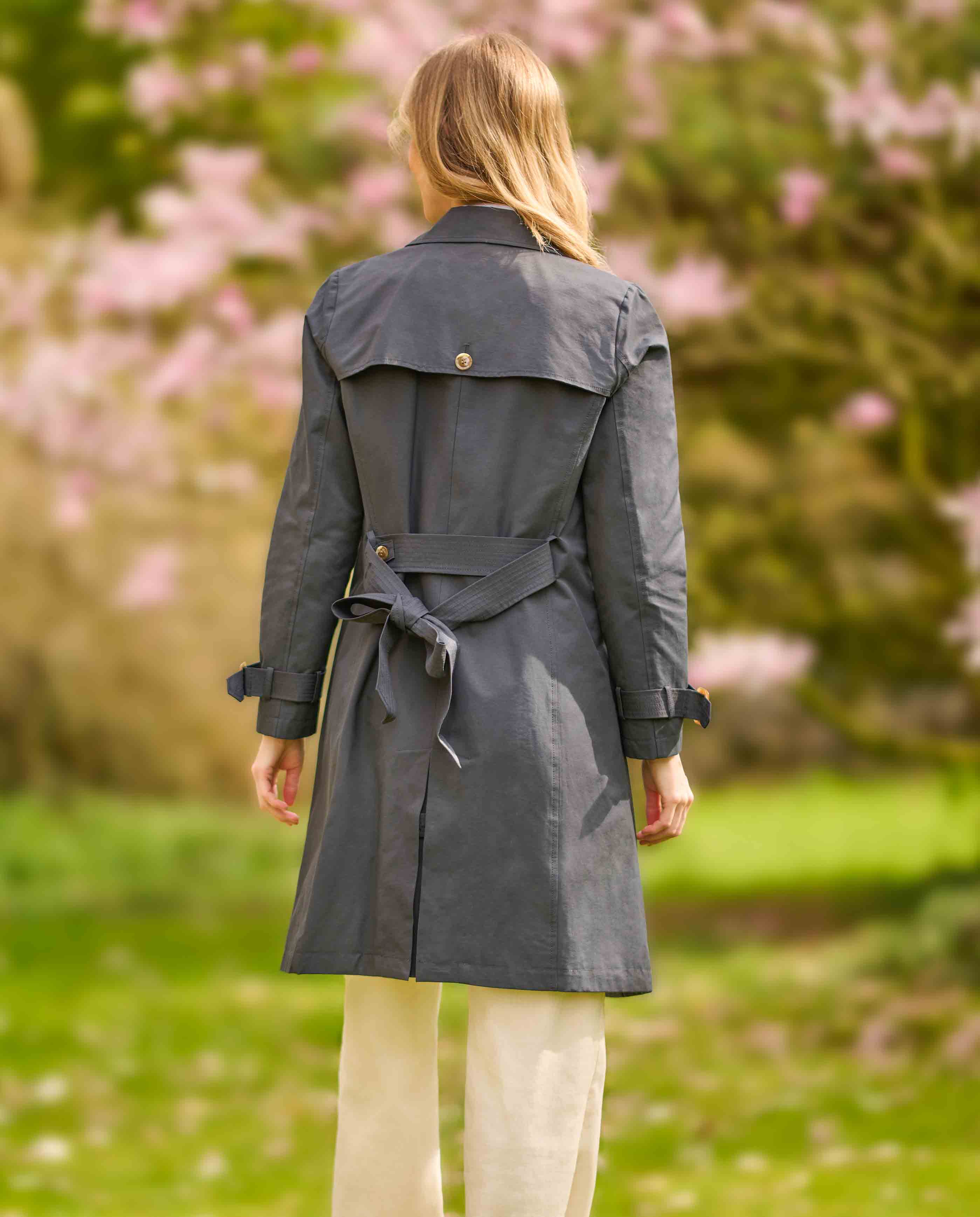 Ladies trench coat ''Darby'' in navy