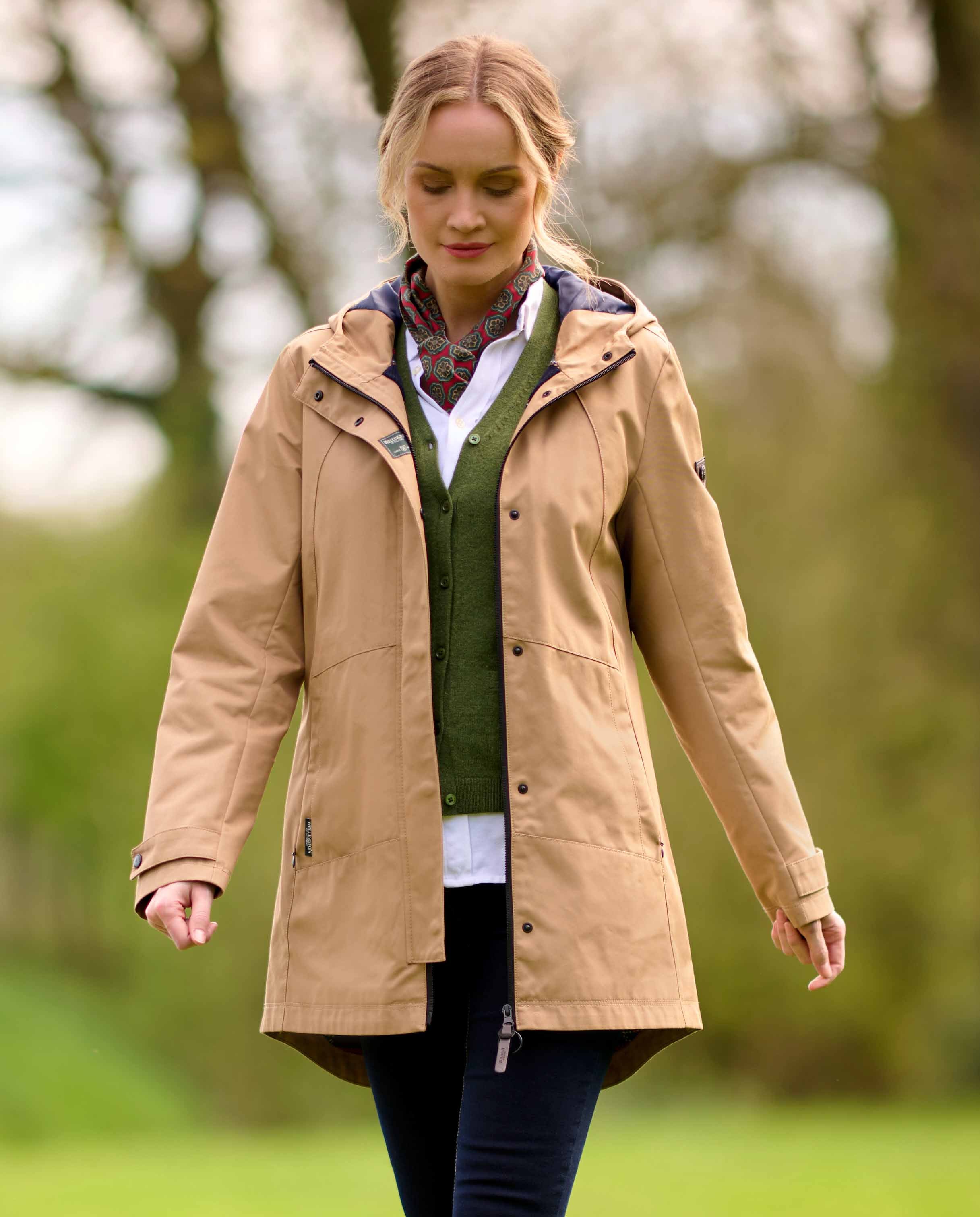 Damen Funktionsparka ''Lilrock'' in dark sand