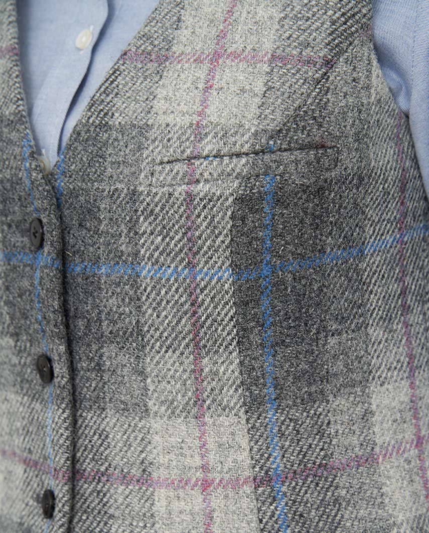 Harris Tweed Weste ''Lea'' in Queen Check