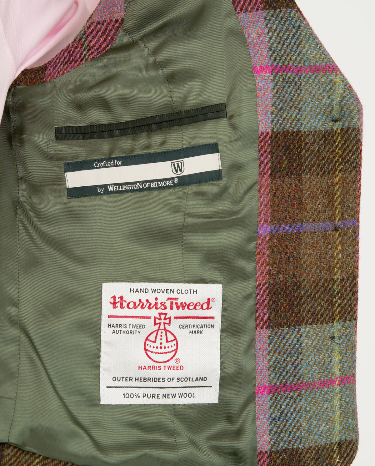Damen Harris Tweed Weste "Lea" in Tartan Check