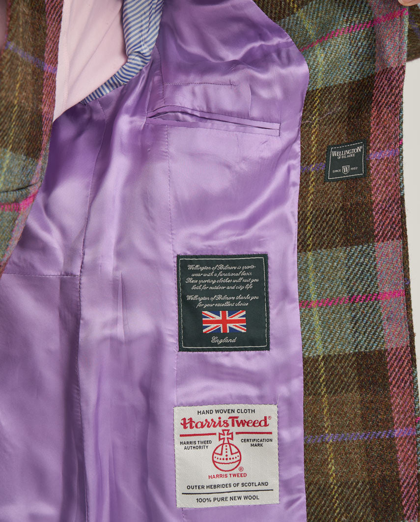 Harris Tweed Blazer ''Carola'' in Tartan Check