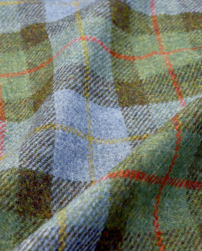 Bleistiftrock aus Harris Tweed in Highland Check