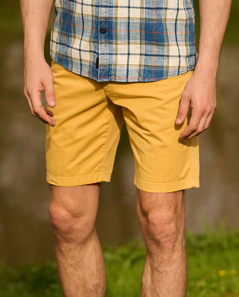Feine Herren Bermuda ''Mr. Koke'' in mustard