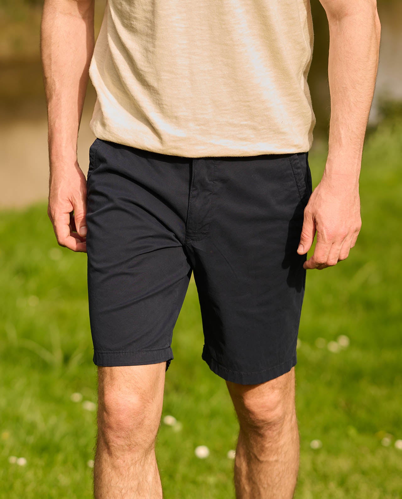 Fine men's Bermuda shorts ''Mr. Koke'' in navy