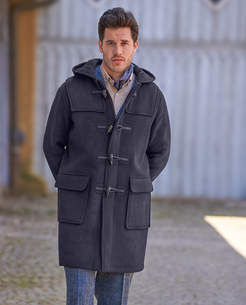Duffle coat ”Men's Duffle” for men in navy