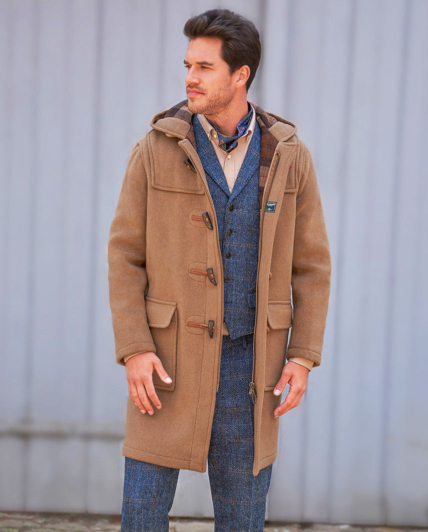 Duffle coat ”Men's Duffle” for men in camel