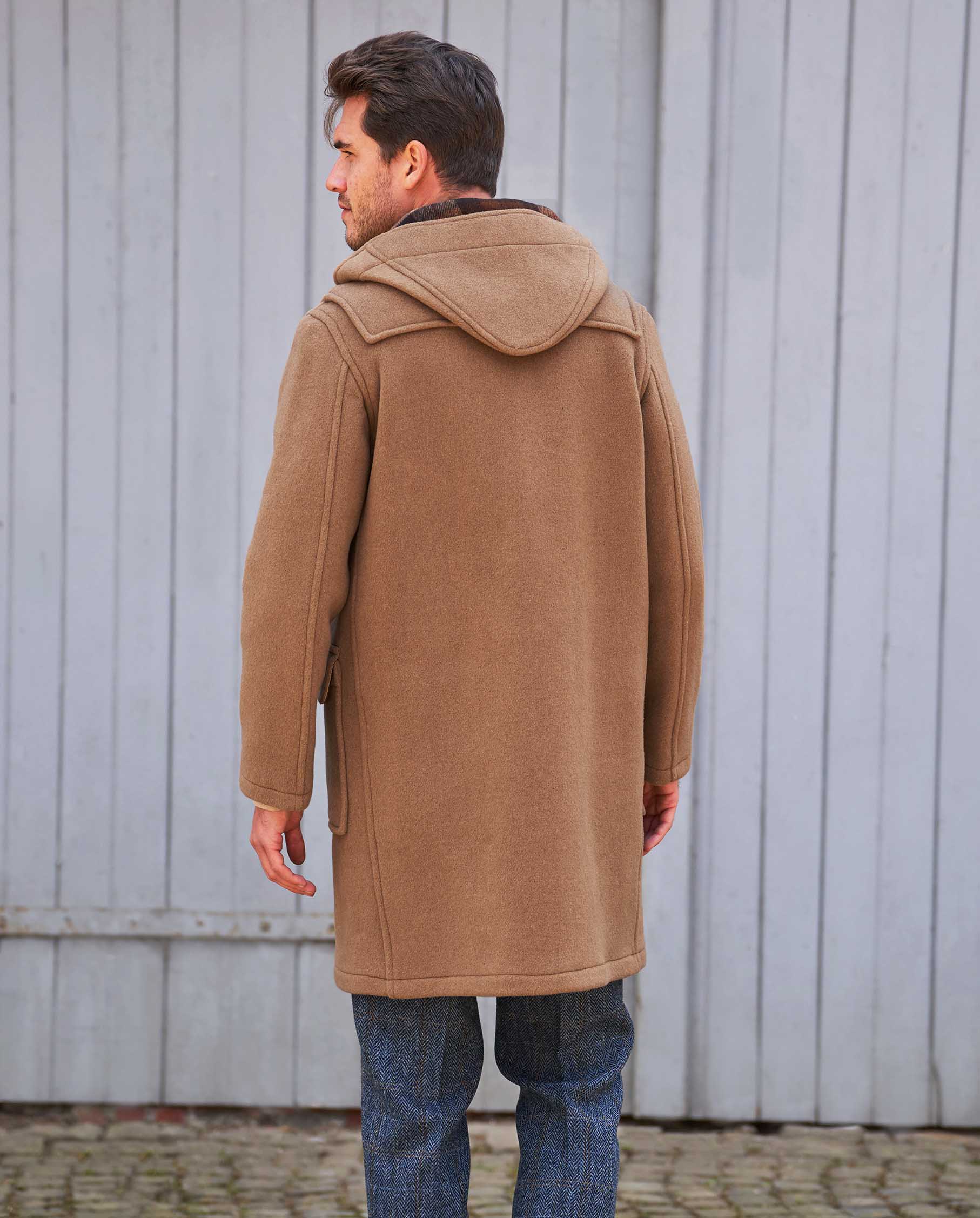 Duffle coat ”Men's Duffle” for men in camel