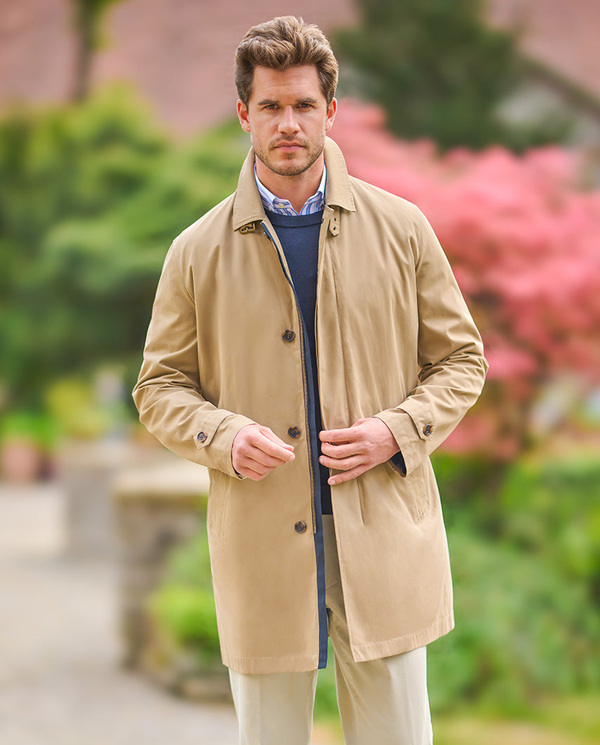Herren Kurzmantel ”Stirling” in beige