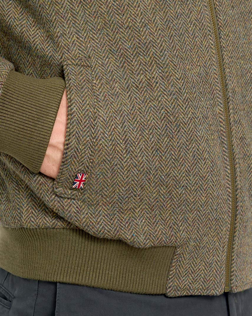 Herrenblouson „Lumber“ aus Woll-Kaschmir-Tweed | Exklusiv & sportiv