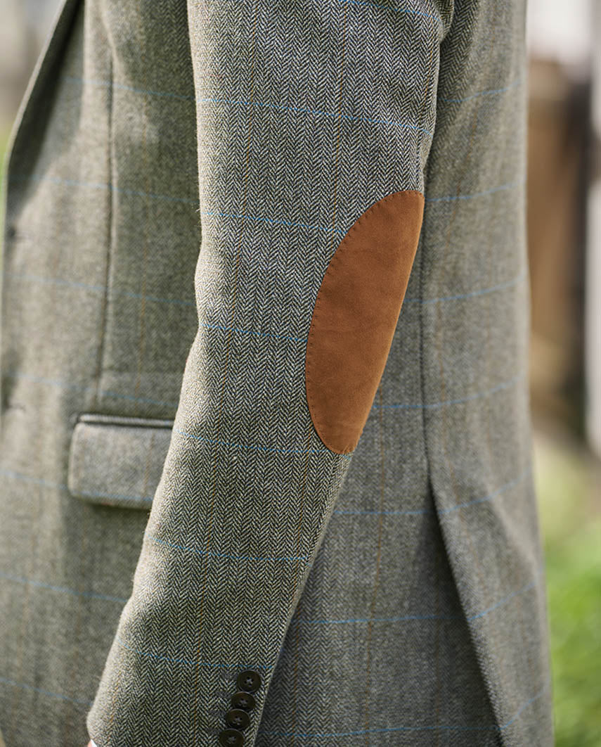 Jacket ''Charles'' in light grey herringbone from Lovat Tweed