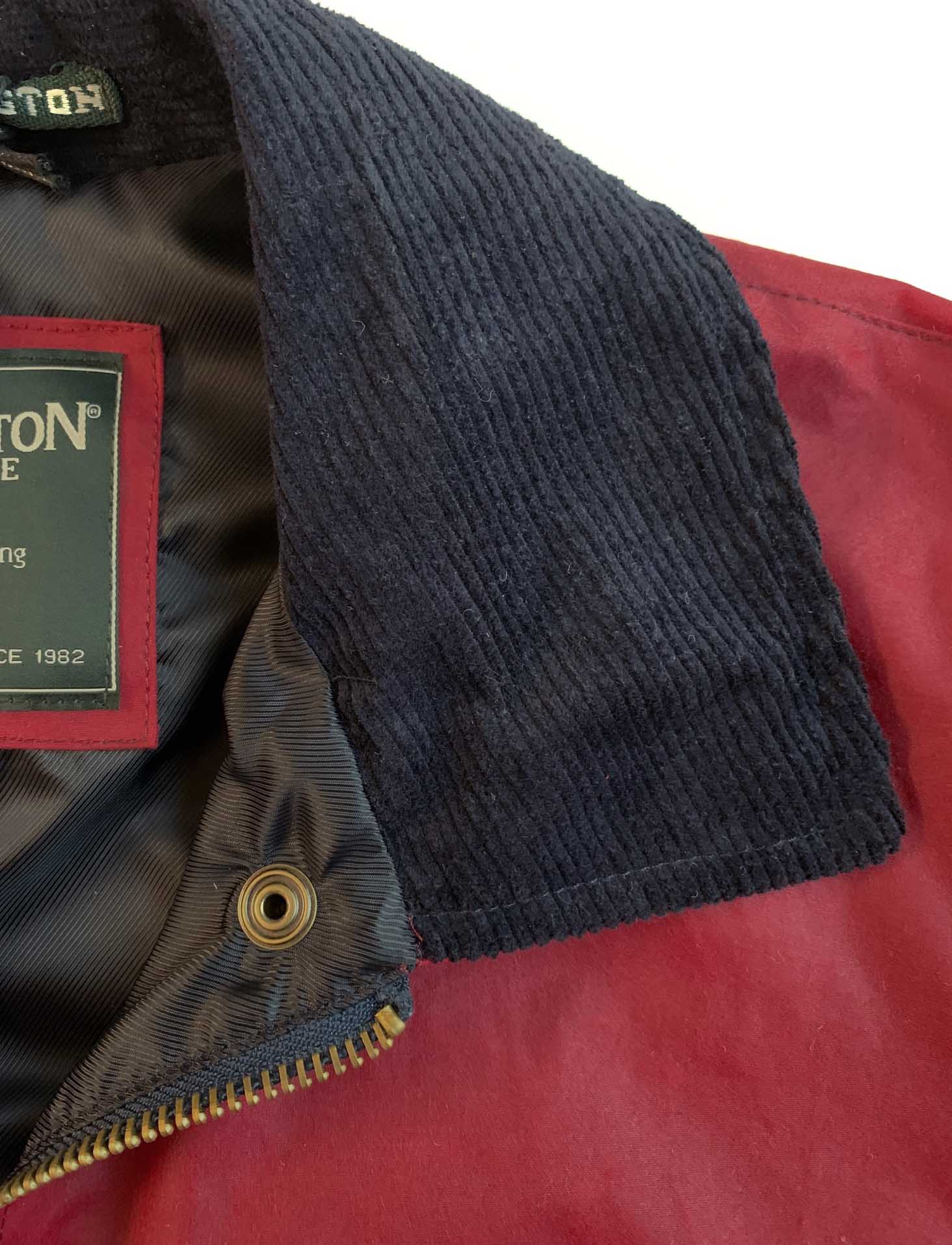 Men's wax jacket ''Starberg SO'' in red