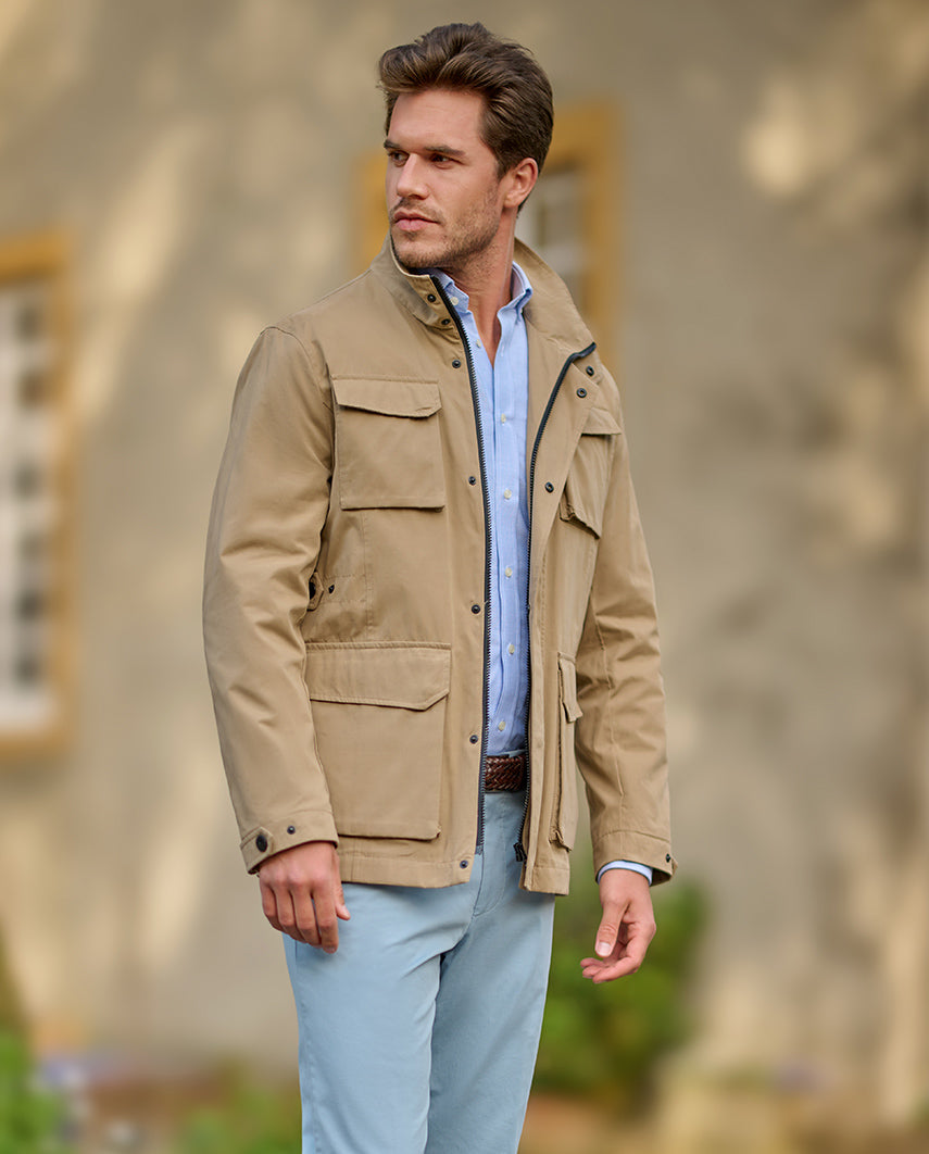 Fieldjacket für Herren ”Standford” in sand