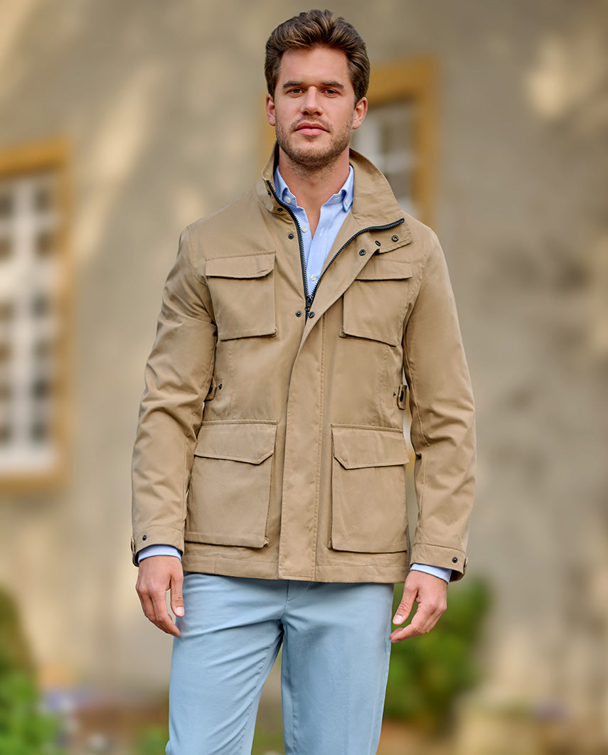 Fieldjacket für Herren ”Standford” in sand