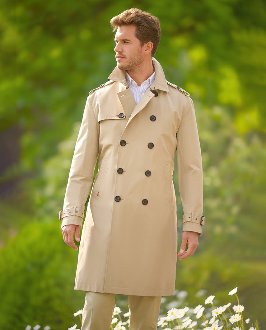 Herren Trenchcoat "Chelsea" in beige