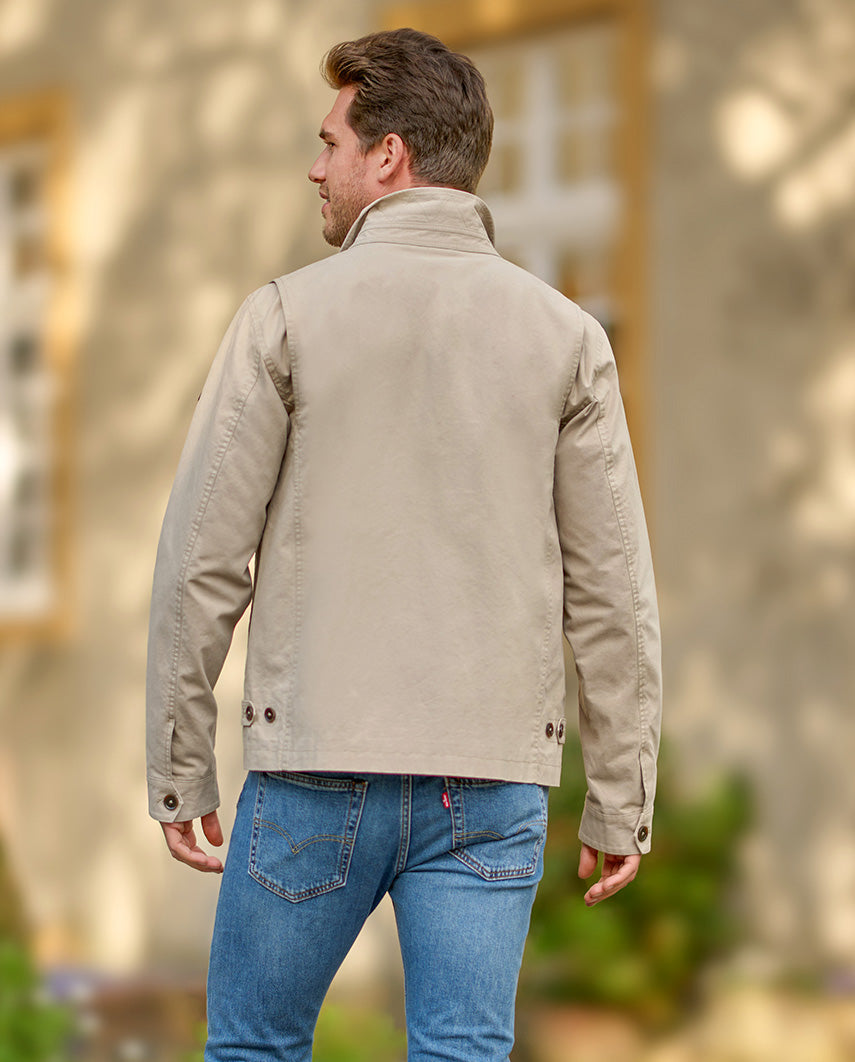 Herren Blouson "Michael" aus Baumwolle in beige
