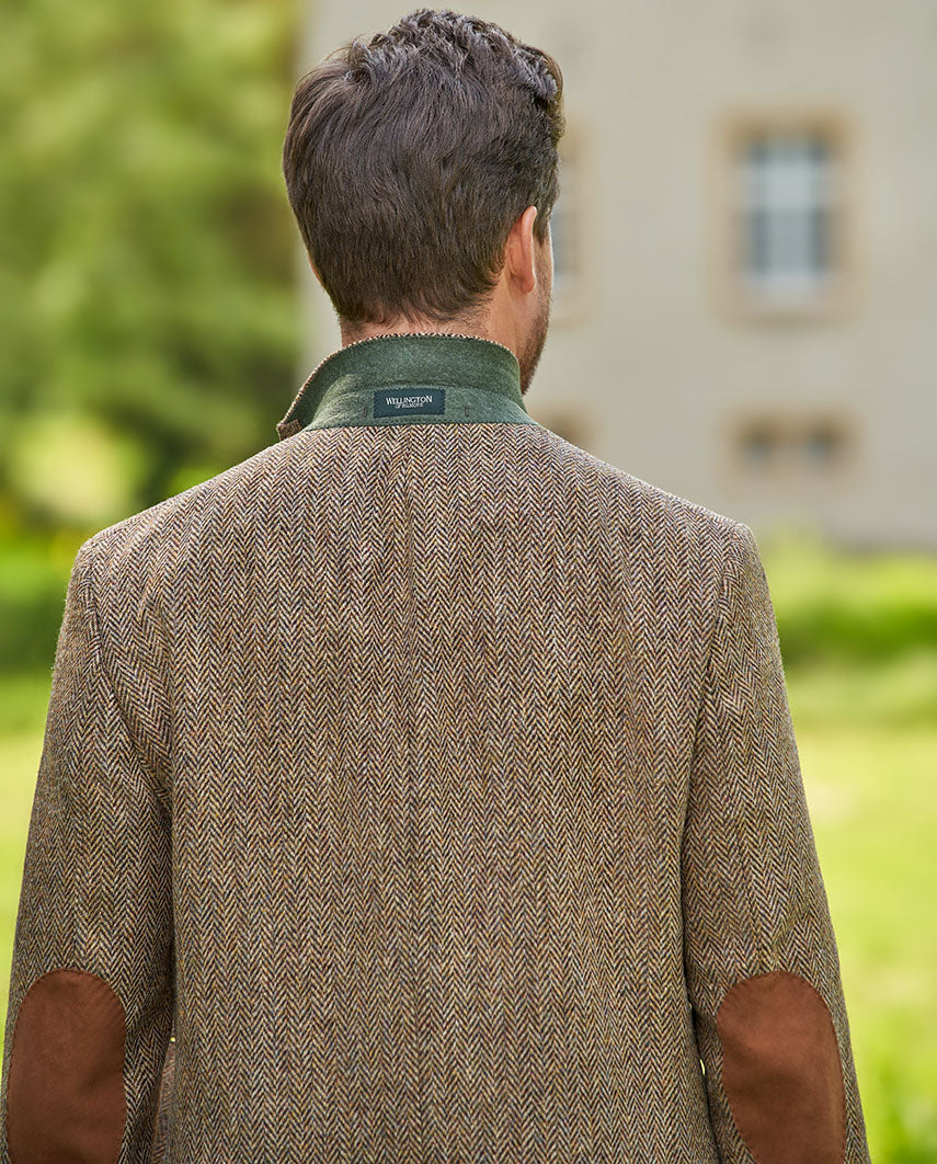 Harris Tweed jacket ''London'' in country herringbone