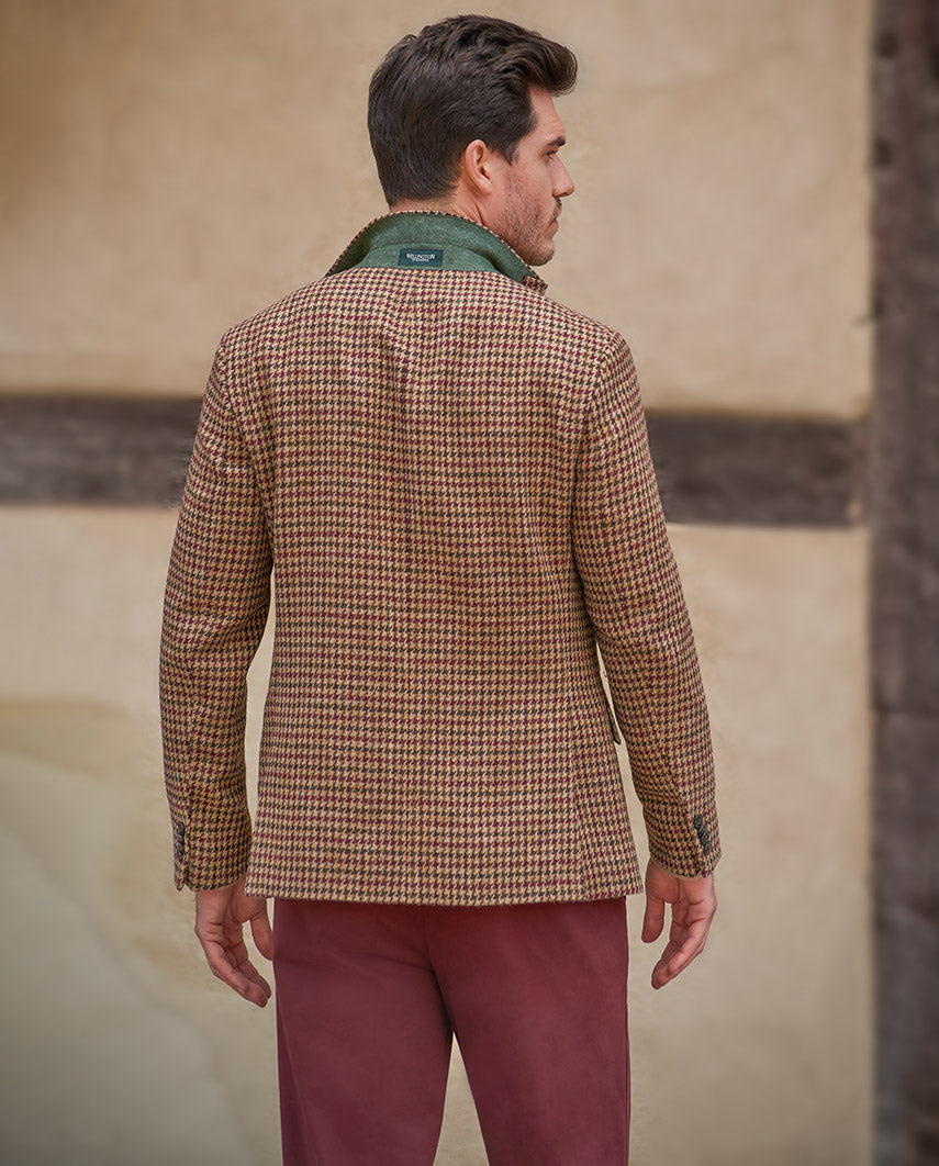 Harris Tweed Sakko "London" in country houndstooth