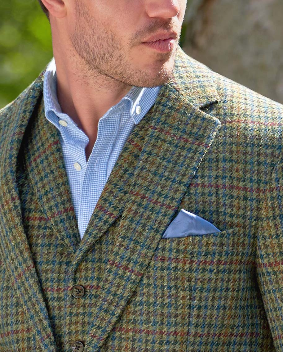 Harris Tweed jacket "London" in green Castle