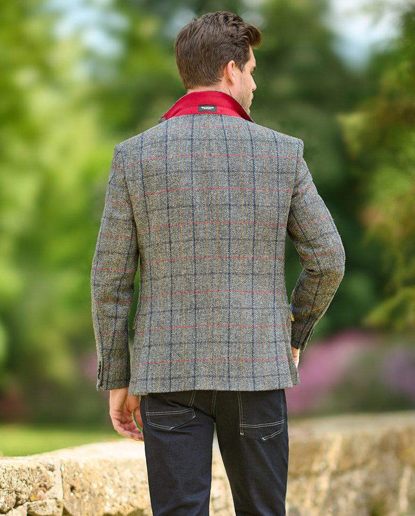 Harris Tweed jacket "London" in anthracite check