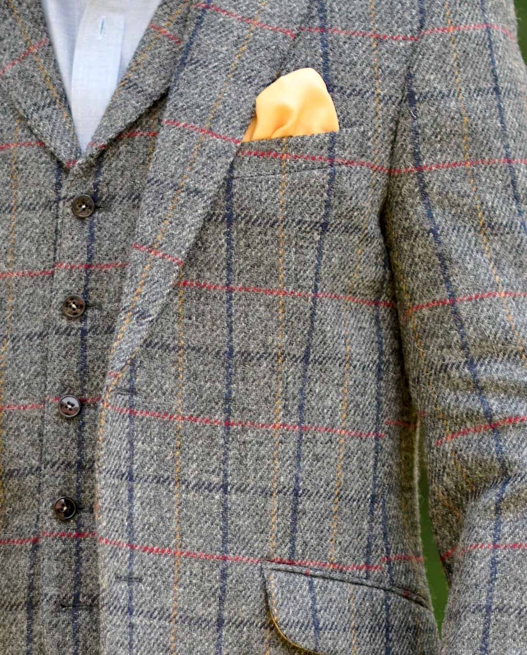 Harris Tweed jacket "London" in anthracite check