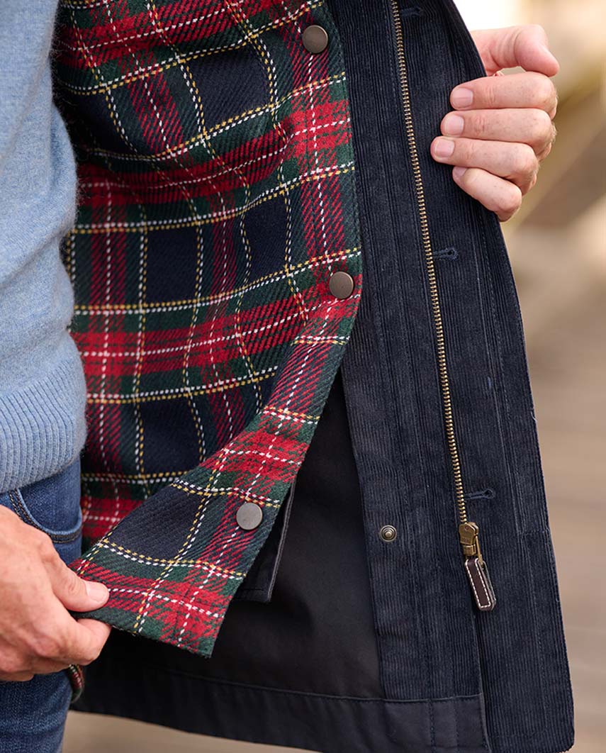 Herrenjacke ''Finrock CK'' mit heraustrennbarem Wollfutter in navy