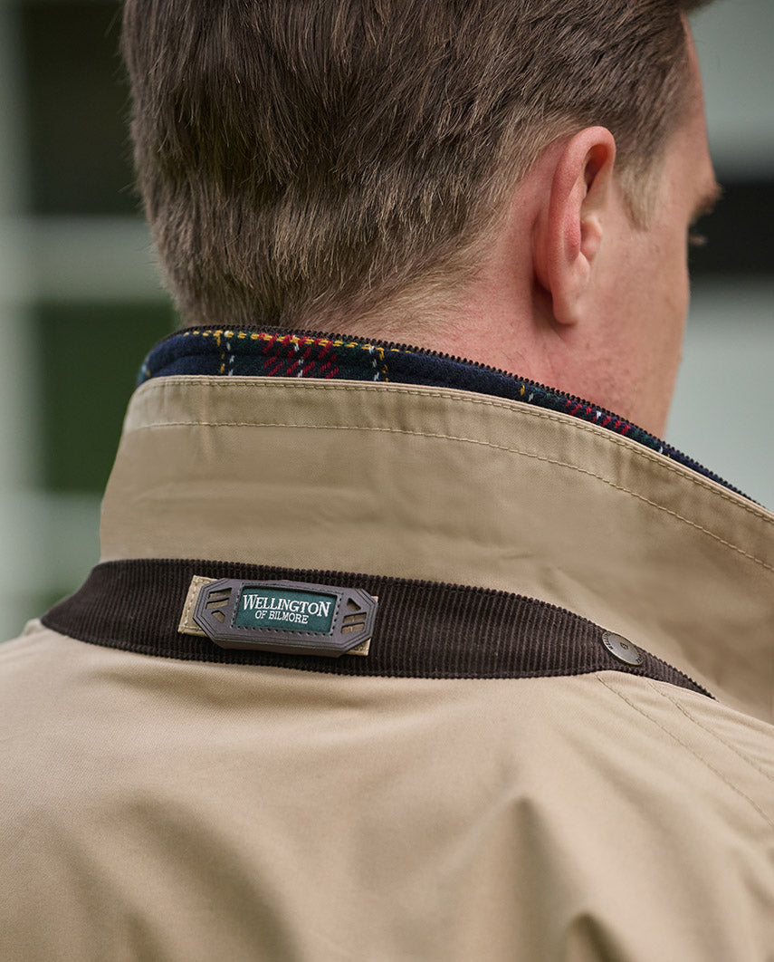 Herrenjacke ''Finrock CK'' mit heraustrennbarem Wollfutter in dark sand