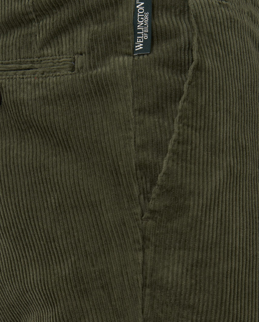 Men's corduroy trousers "Mr. Bradley" in Genoa corduroy in forest