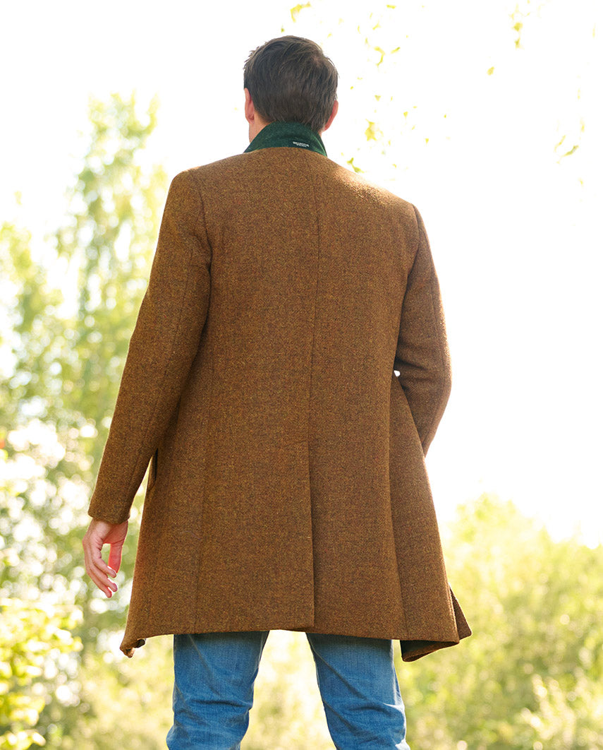 Harris Tweed Blazermantel “Barney” für Herren in rust