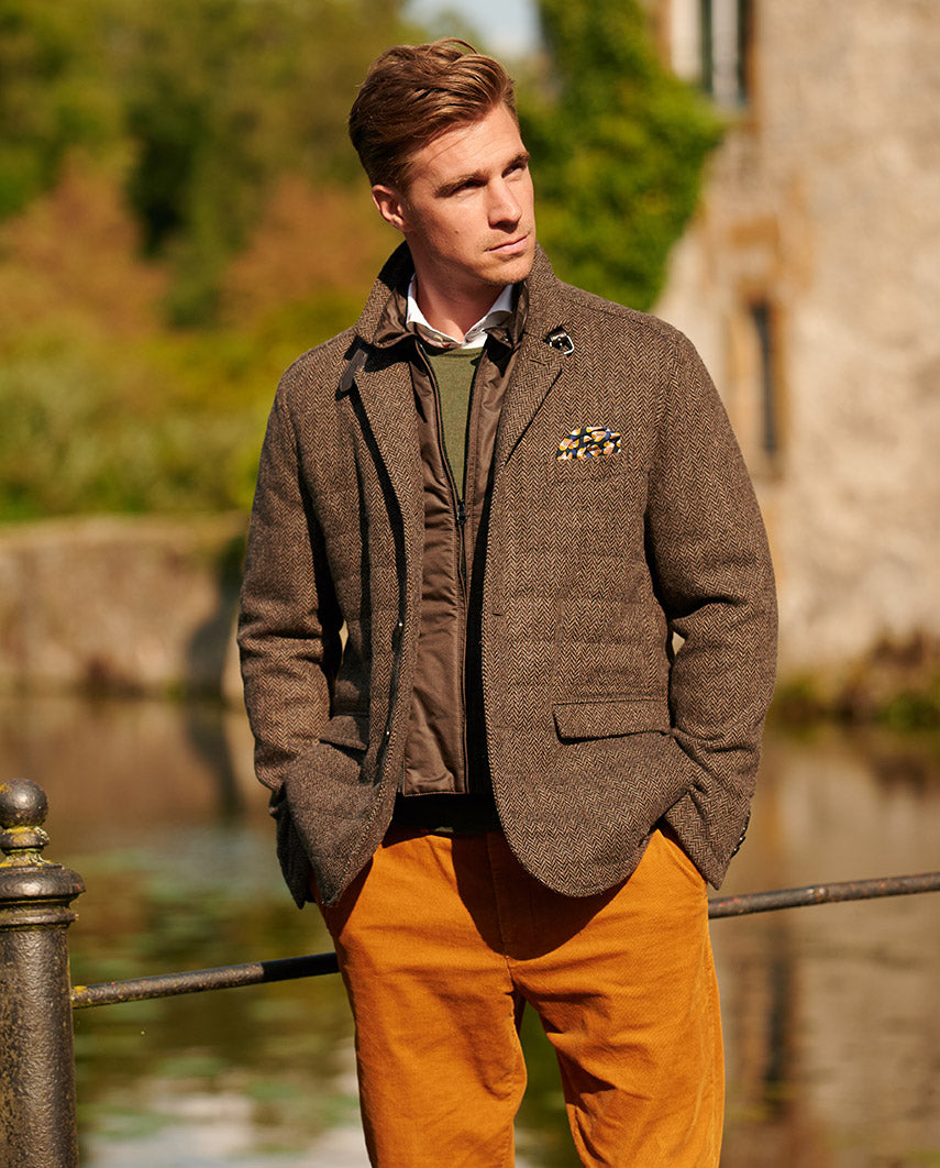 Men's tweed jacket ''Austria'' in jacket style