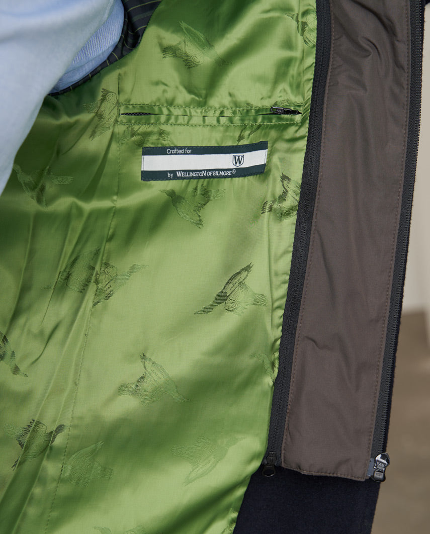 Austria in Navy – Herrenjacke im Sakkostyle aus Woll-Kaschmir