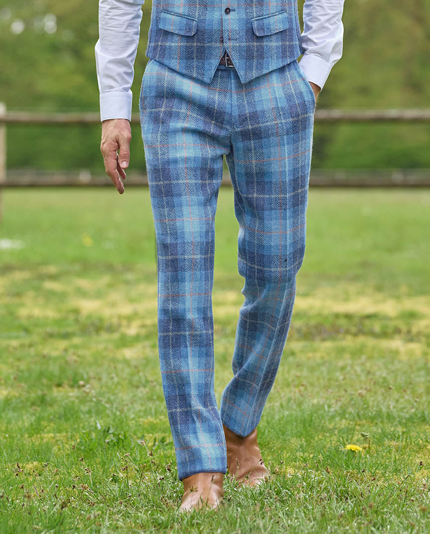 Harris Tweed trousers ''Mr. Miller in herringbone jeans