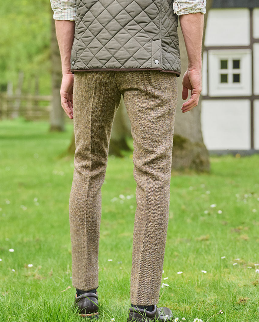 Harris Tweed trousers ''Mr. Miller "in country herringbone
