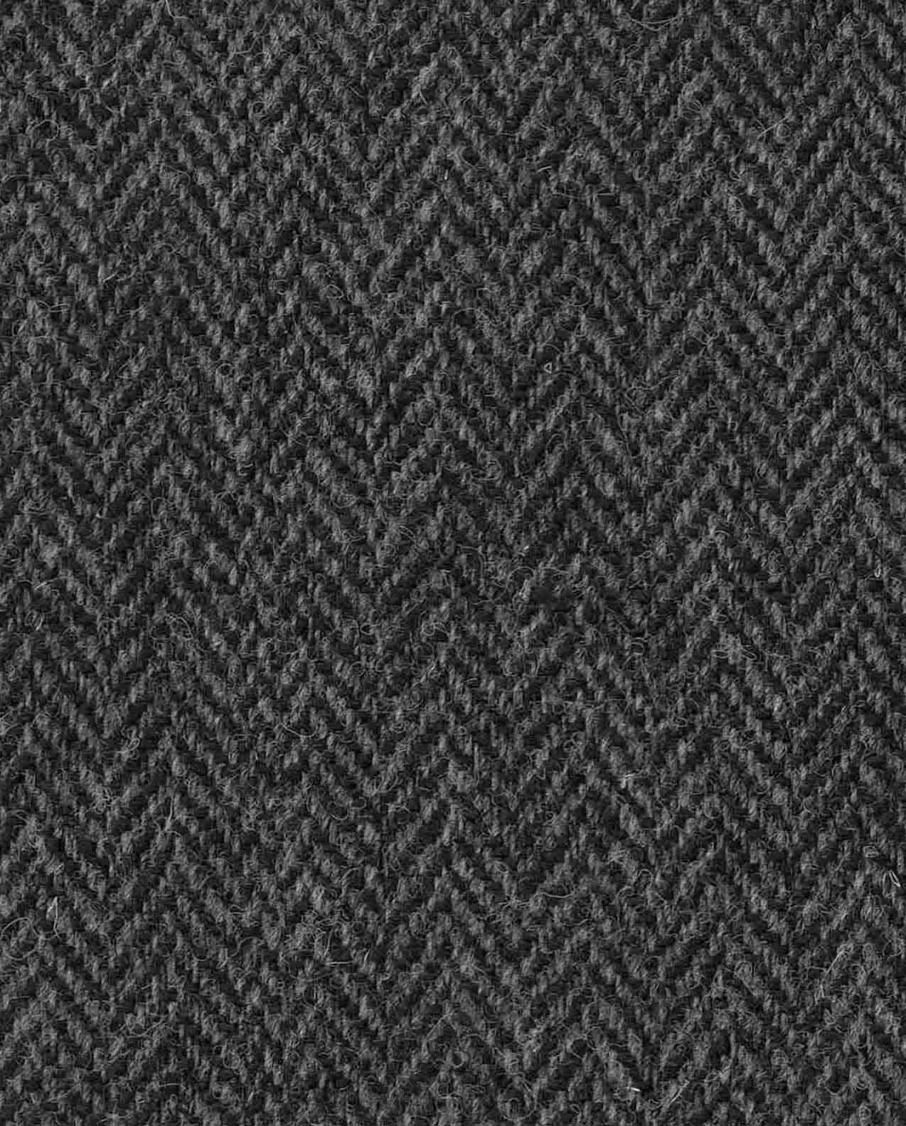 Harris Tweed Hose ''Mr. Miller " in anthra herringbone