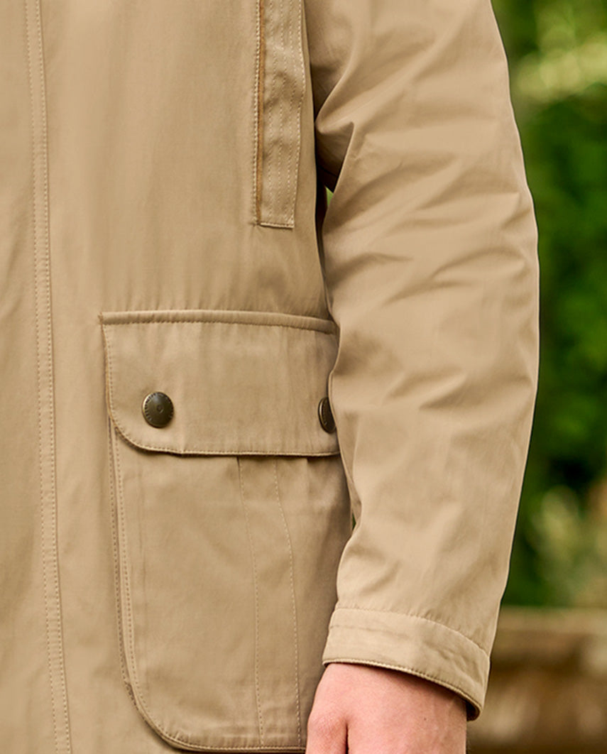 Lightweight men's country jacket ''Glenfield II'' in sand