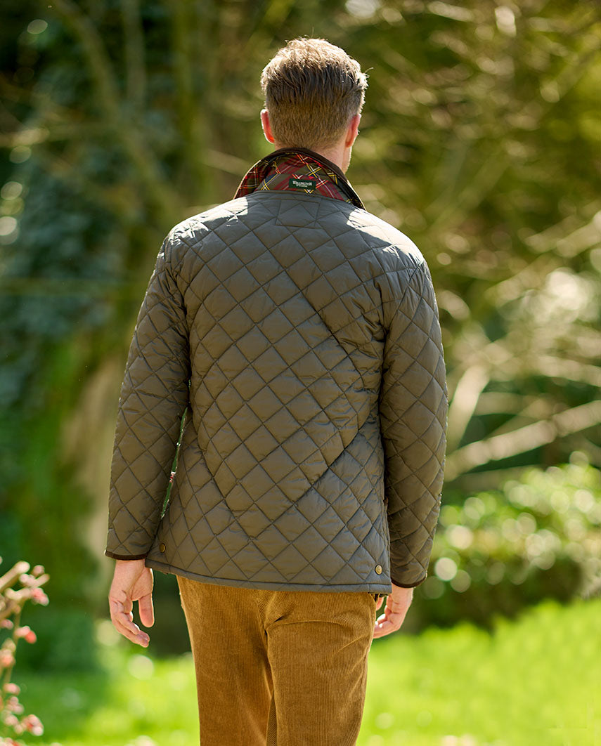 Herren Steppjacke ''York'' in oliv