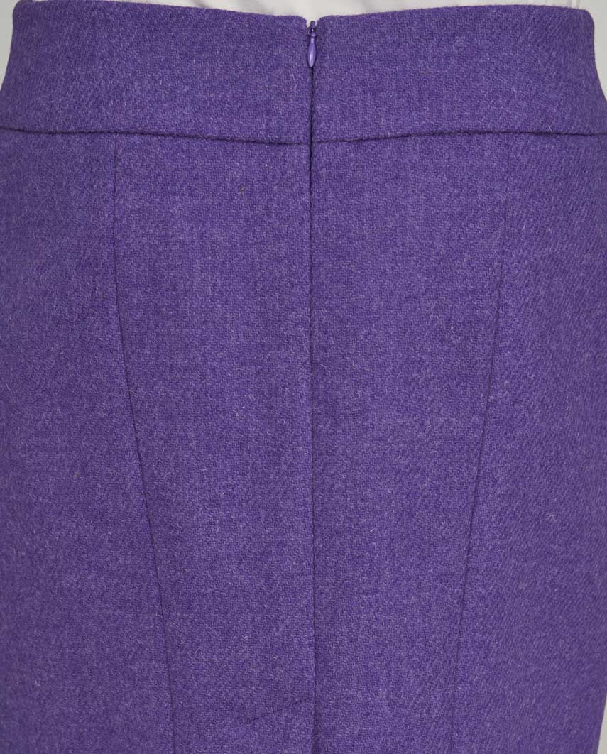 Kokerrok van Harris Tweed in lavendel - Wellington of Bilmore