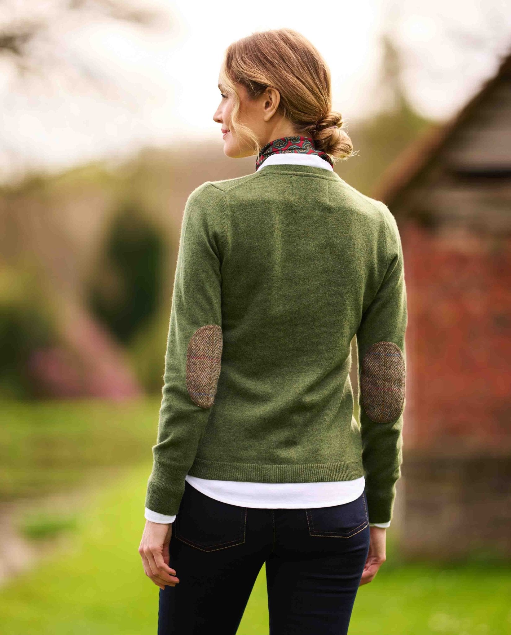 Damen Cardigan ''Mara'' in dill - Wellington of Bilmore