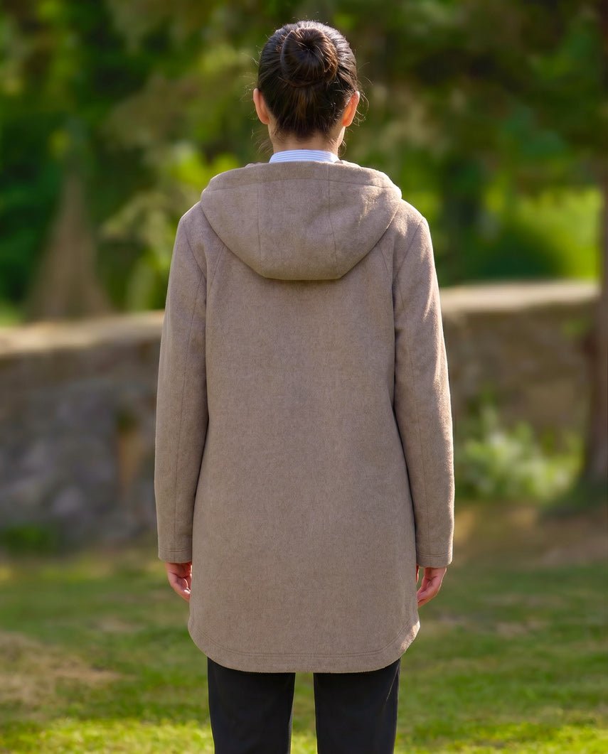 Damen-Parka „Liz Parka“ aus Woll-Kaschmir-Mix in Taupe - Wellington of Bilmore