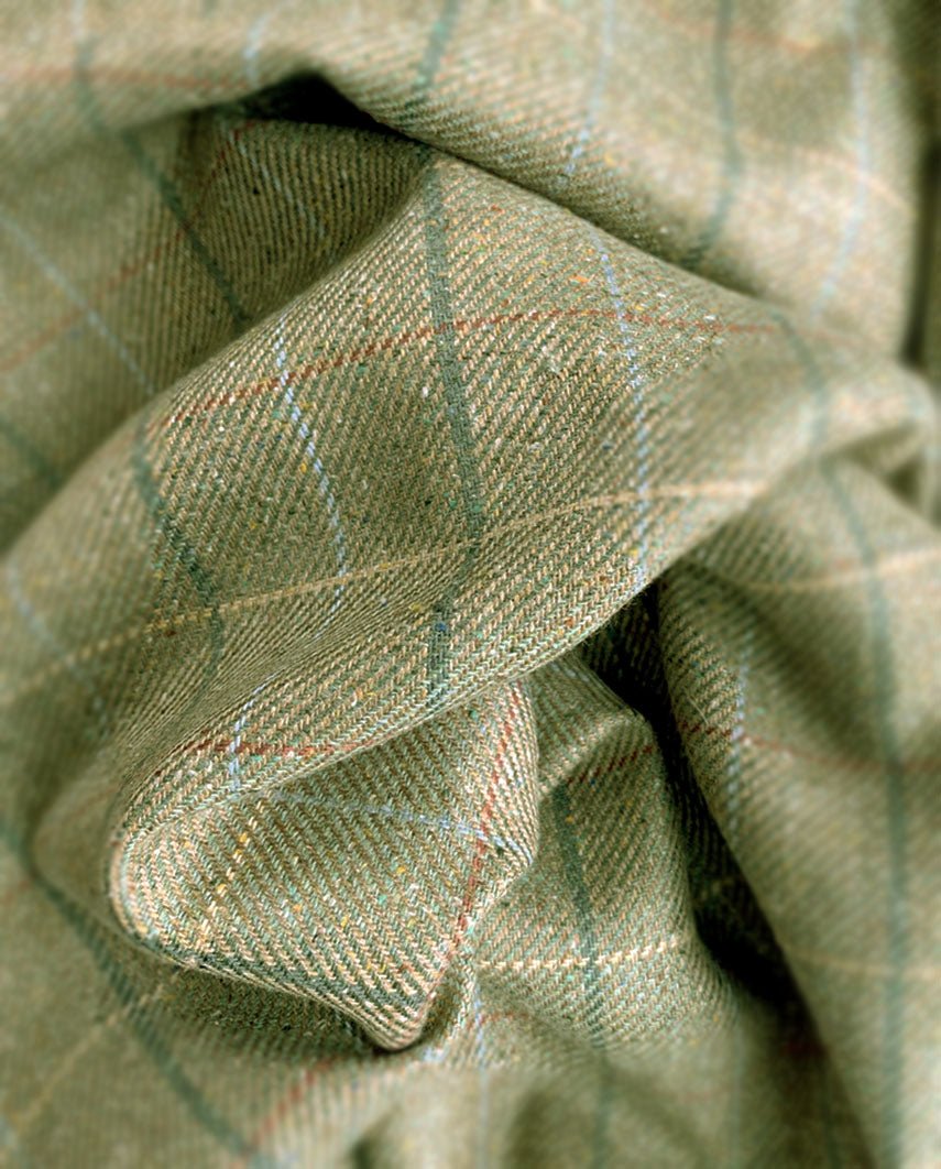 Damen Seidenblazer ''Carola'' in green check - Wellington of Bilmore