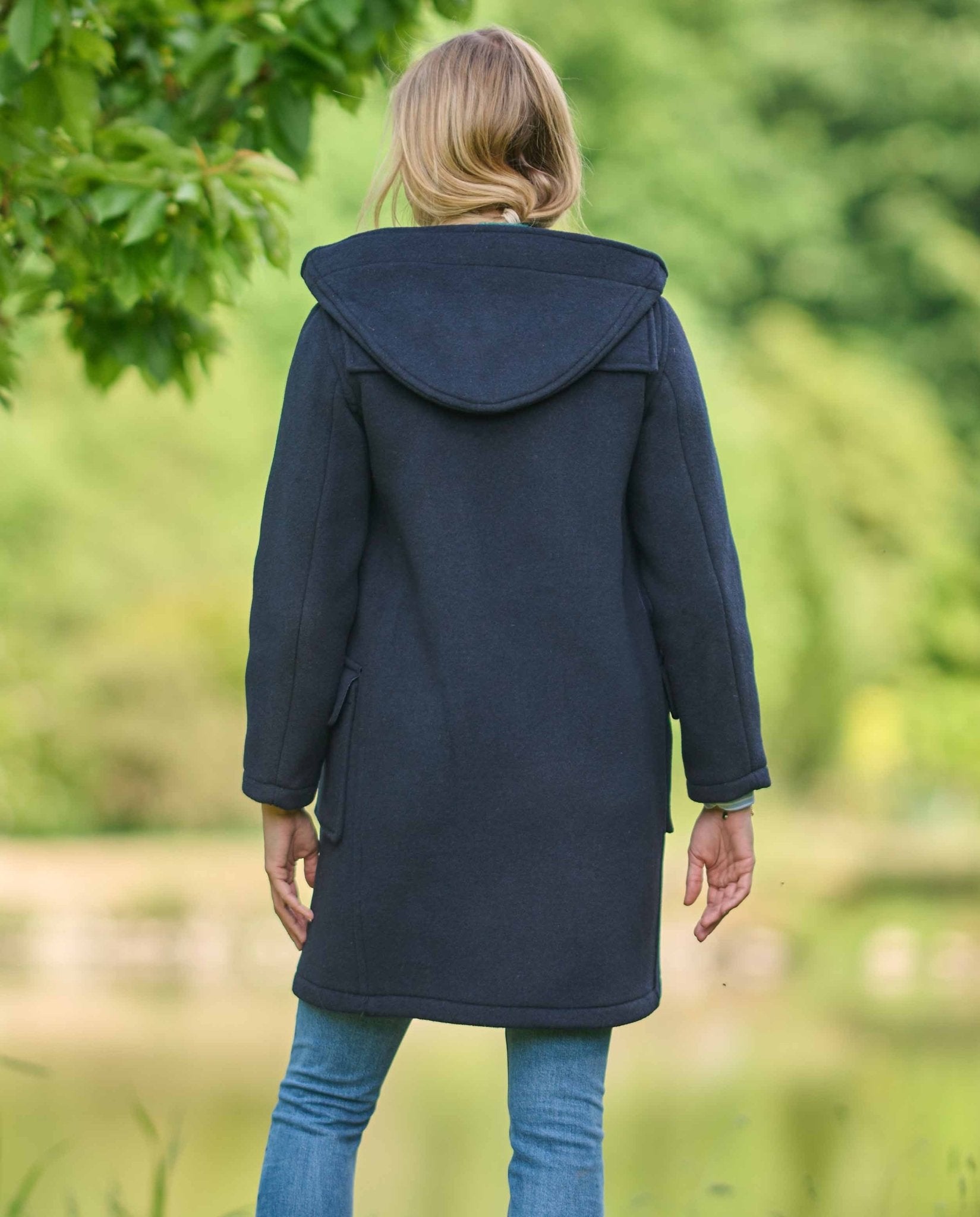 Dufflecoat für Damen ''Ladies Duffle'' in navy - Wellington of Bilmore