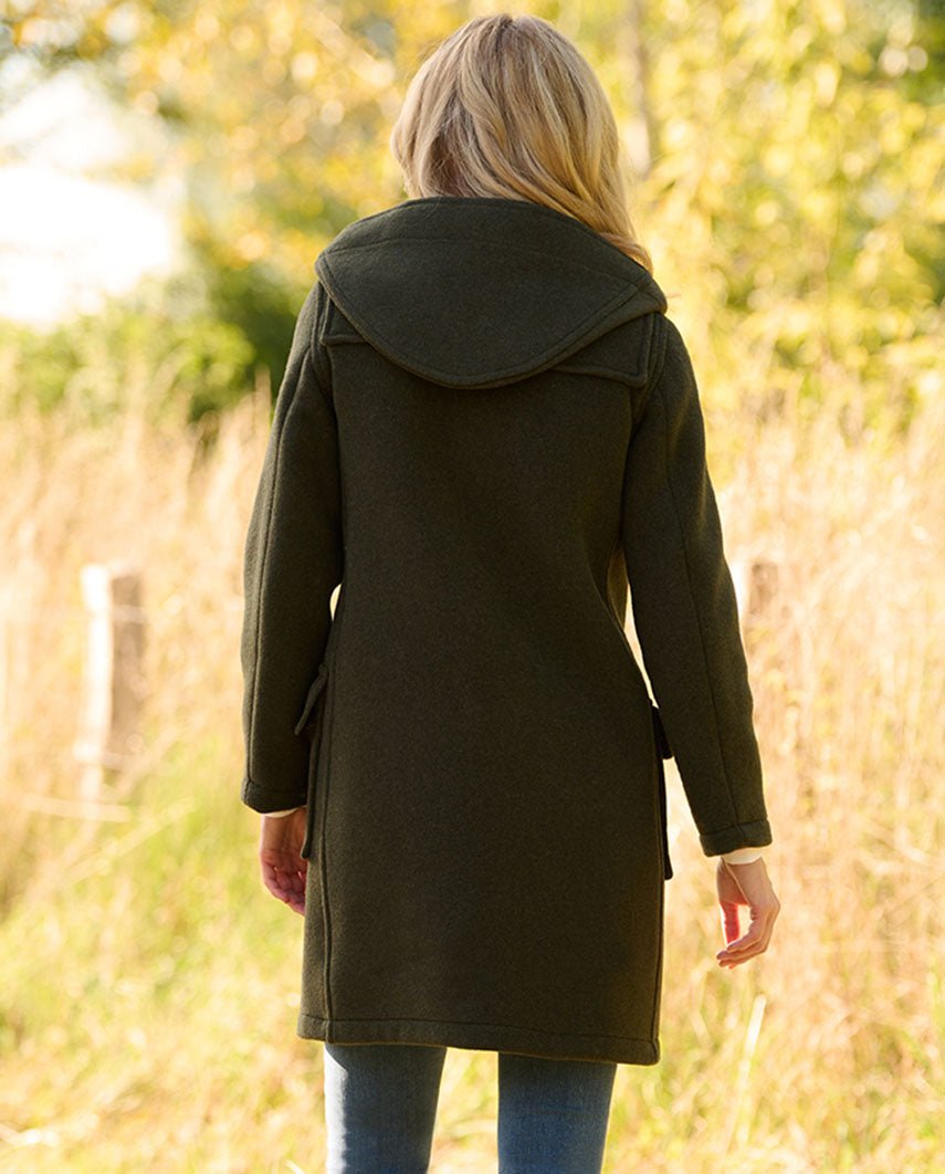 Dufflecoat für Damen ''Ladies Duffle'' in oliv - Wellington of Bilmore