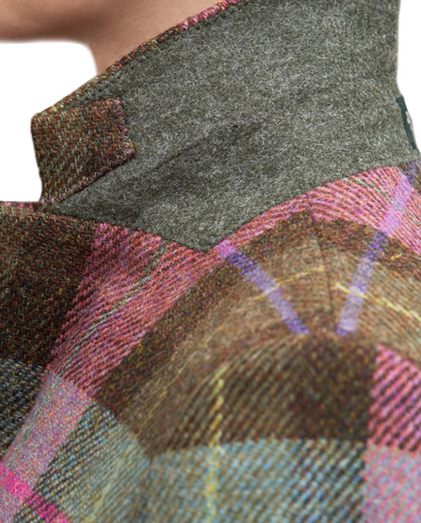 Harris Tweed Blazer "Ami" in Tartan Check - Wellington of Bilmore