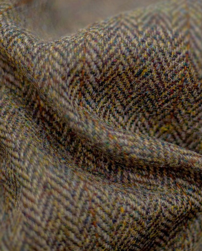 Harris Tweed Hose "Mr. Miller" in evergreen - Wellington of Bilmore