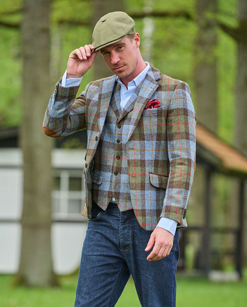 Harris Tweed Sakko "London" im Highland Check - Wellington of Bilmore