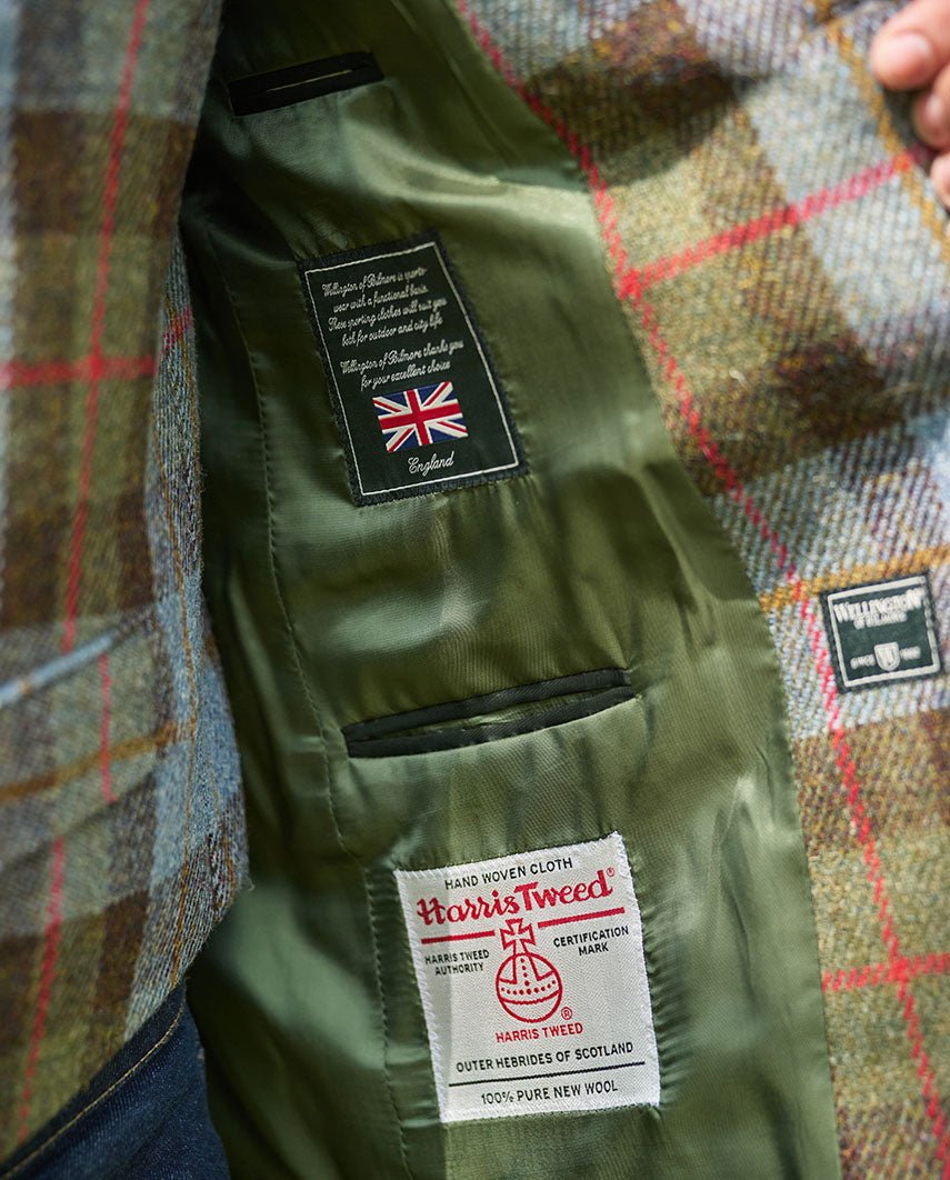 Harris Tweed Sakko ''London'' im Highland Check - Wellington of Bilmore