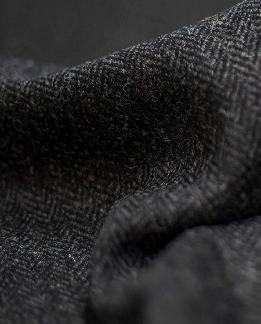 Harris Tweed Sakko "London" in charcoal - Wellington of Bilmore