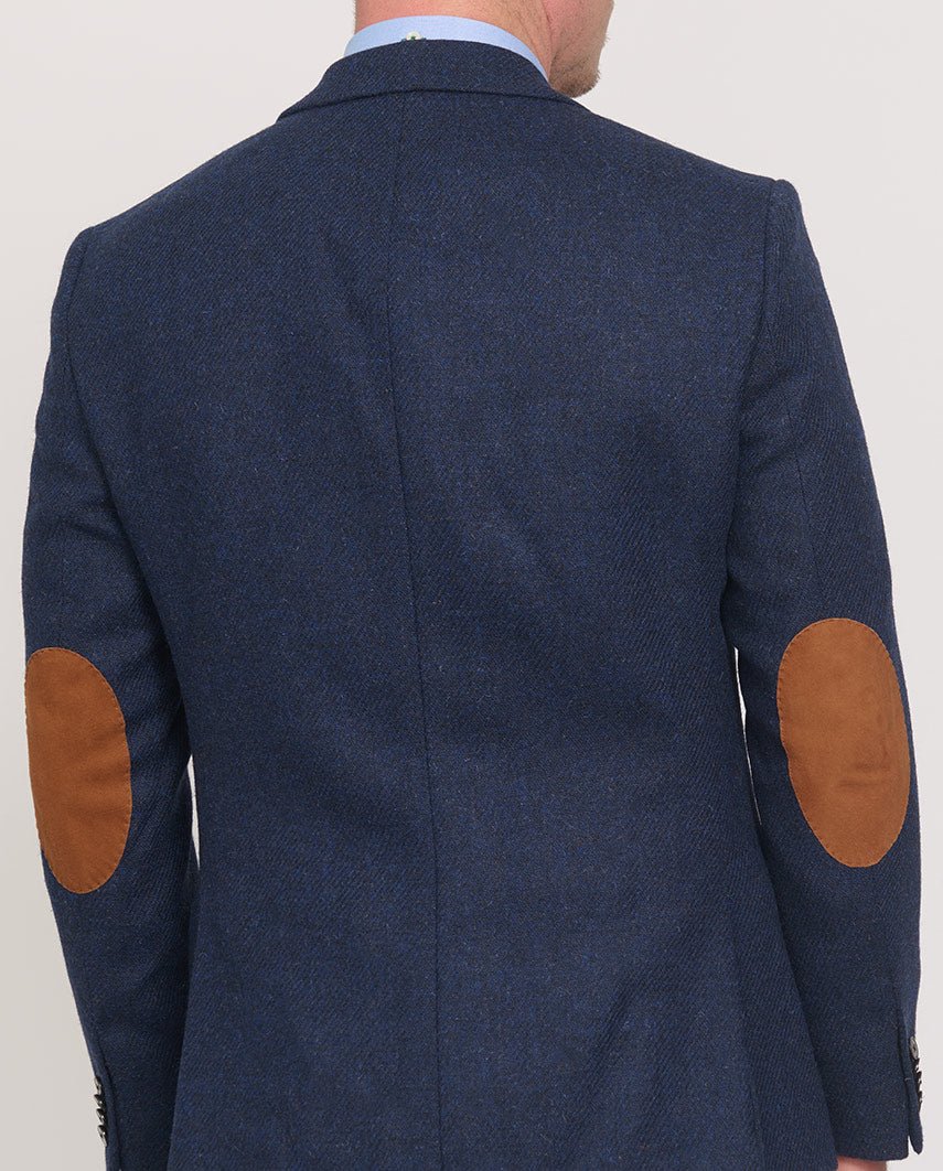 Harris Tweed colbert "London" in ink Blue - Wellington of Bilmore