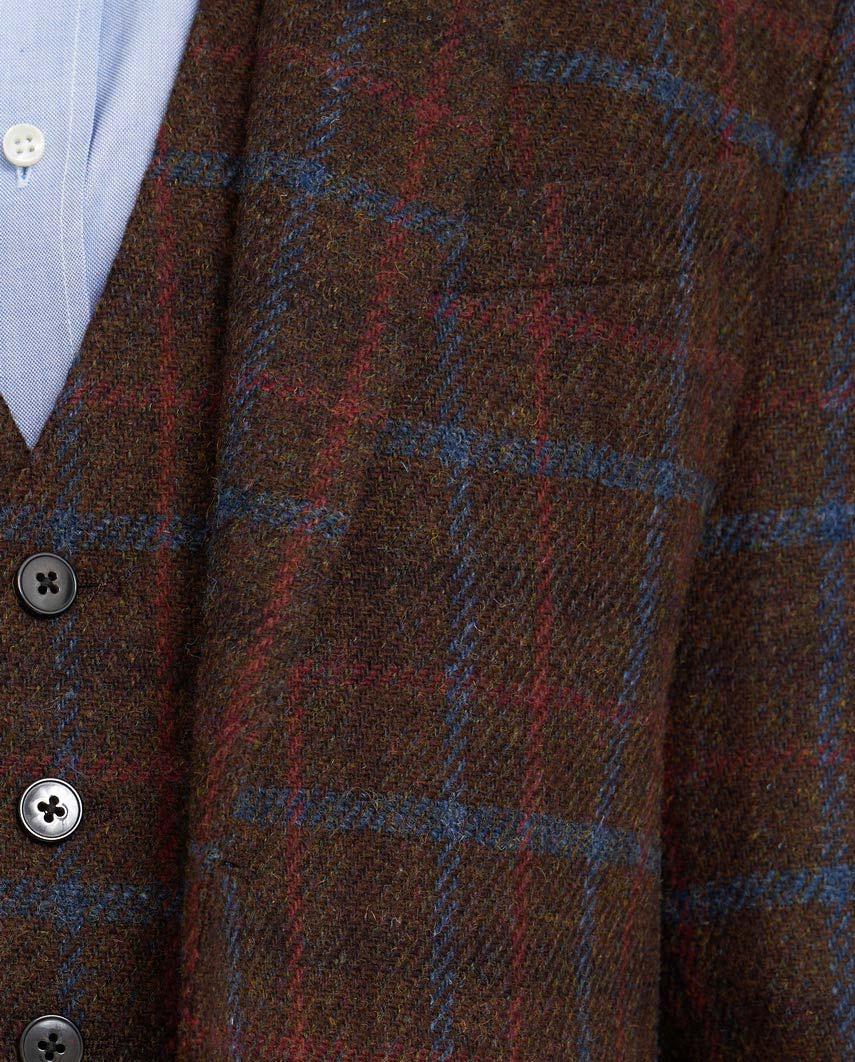 Harris Tweed Sakko ''London'' in Lord's Overcheck - Wellington of Bilmore